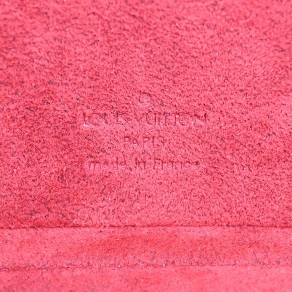 LOUIS VUITTON LV Logo Cannes Hand Vanity Bag Epi Leather Red M48037 80YH398 - Picture 15 of 16